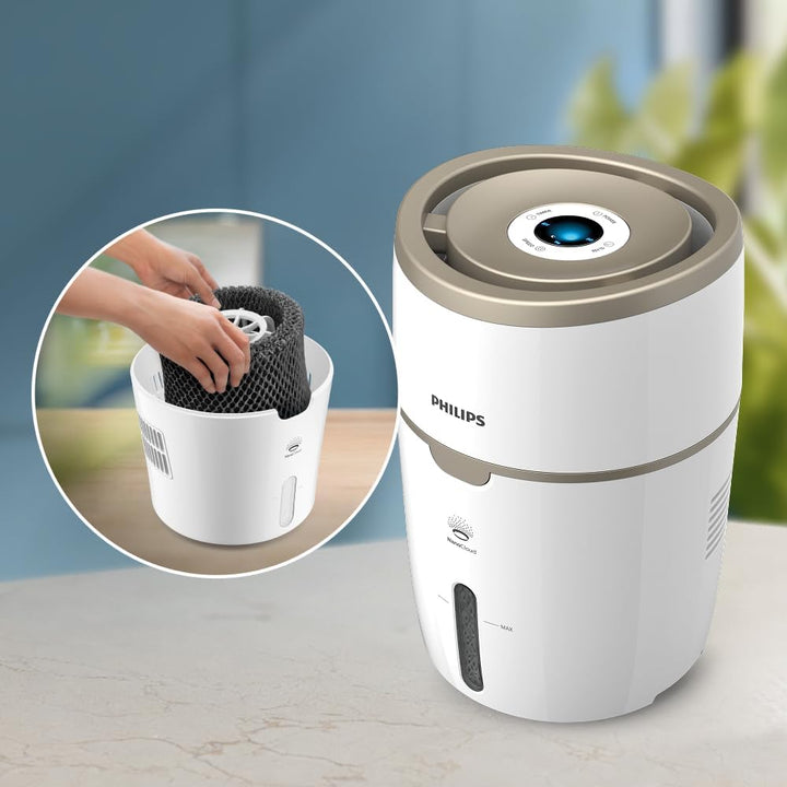Philips FY2402/30 für Luftbefeuchter (HU4816) Original Ersatzfilter, Grau