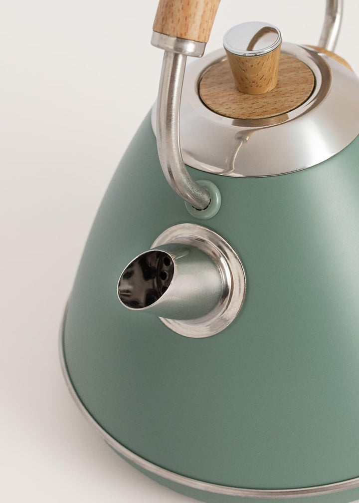 CREATE/KETTLE RETRO PRO/Wasserkocher mit Temperaturregelung 1L Salbeigrün/Automatische Abschaltung,