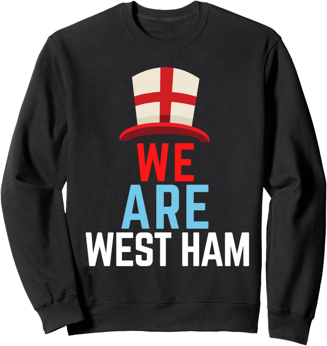Wir sind West Ham England Flag Sports Sweatshirt