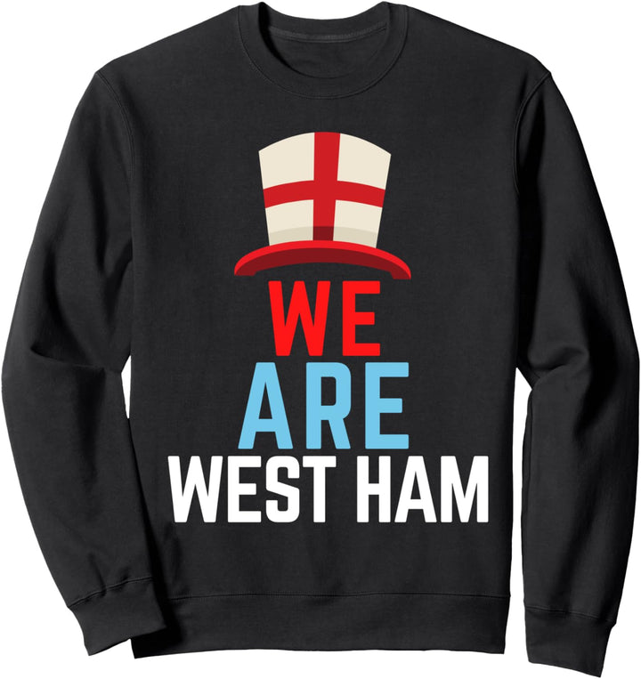 Wir sind West Ham England Flag Sports Sweatshirt