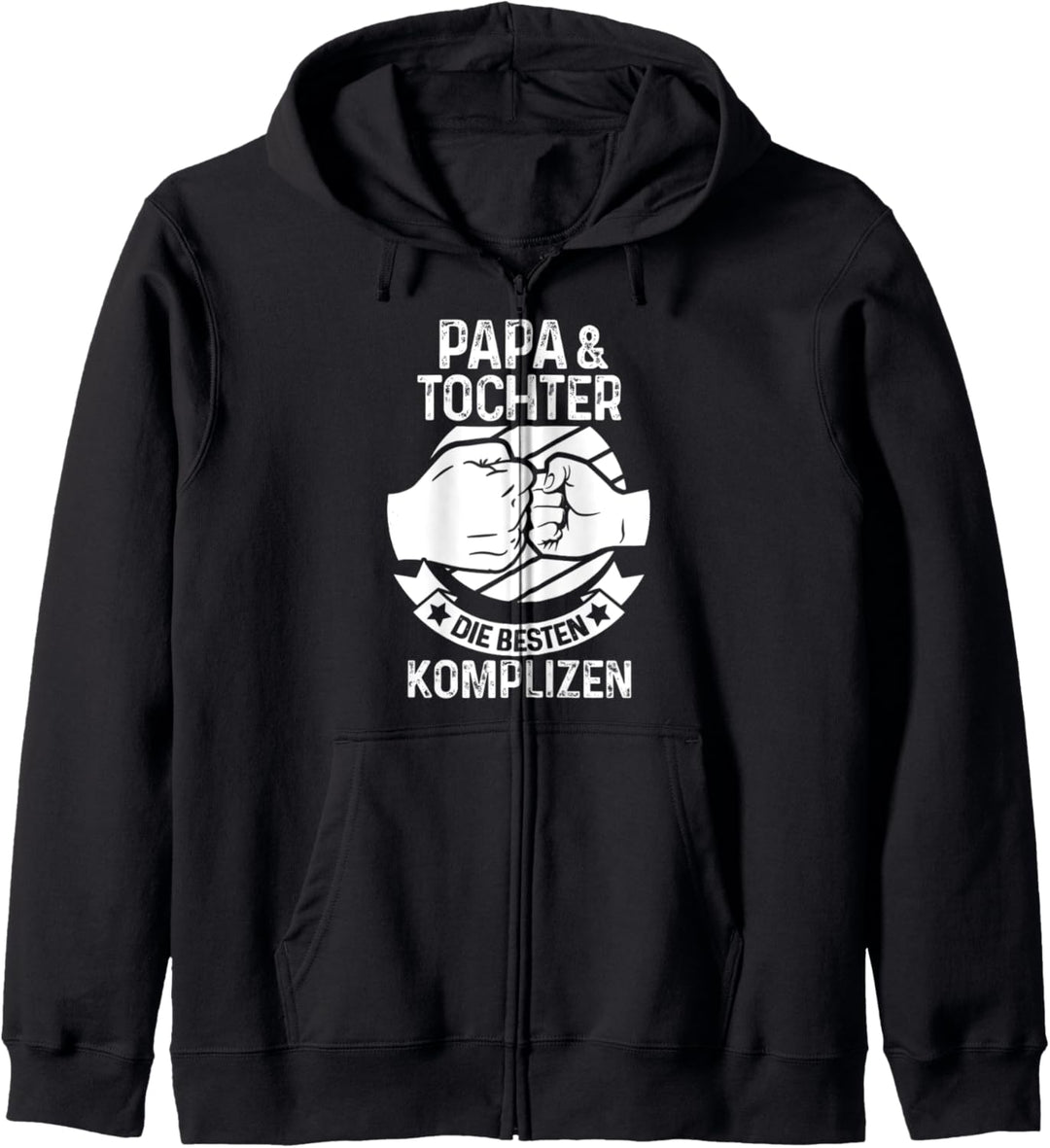 Papa Partnerlook Vater Tochter Kapuzenjacke