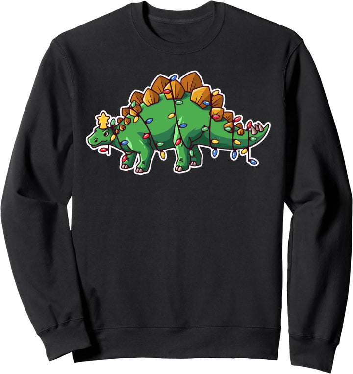 Lustiges Stegosaurus Weihnachten Dinosaurier Xmas Dino Sweatshirt