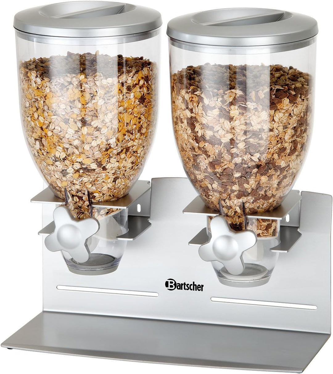 Bartscher 500.378 Müslispender - Doppel 2, 2 Containers