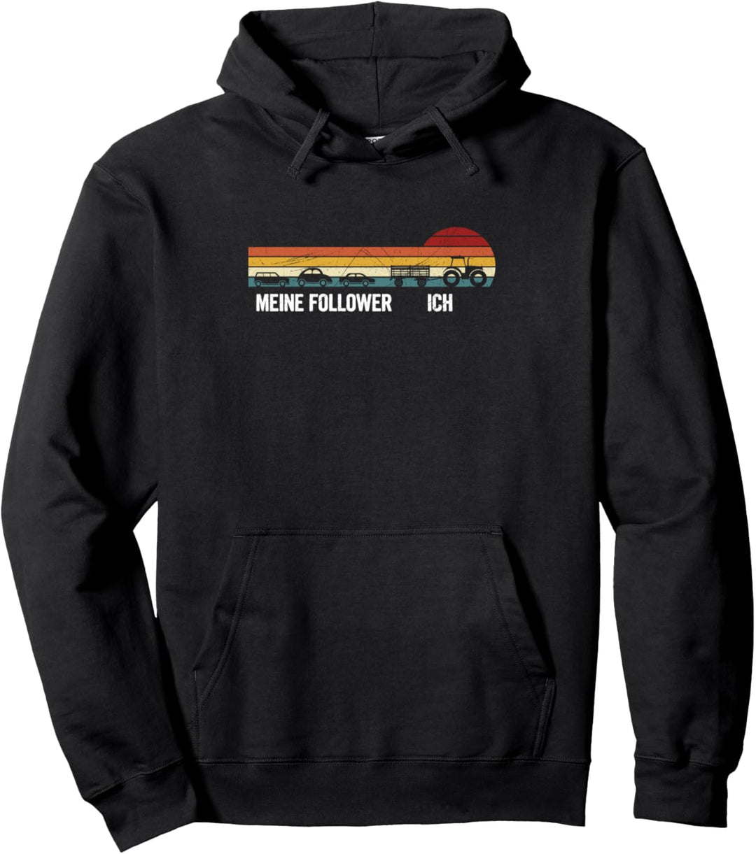Traktor Meine Follower Ich Trecker Landwirt Bauernhof Spruch Pullover Hoodie
