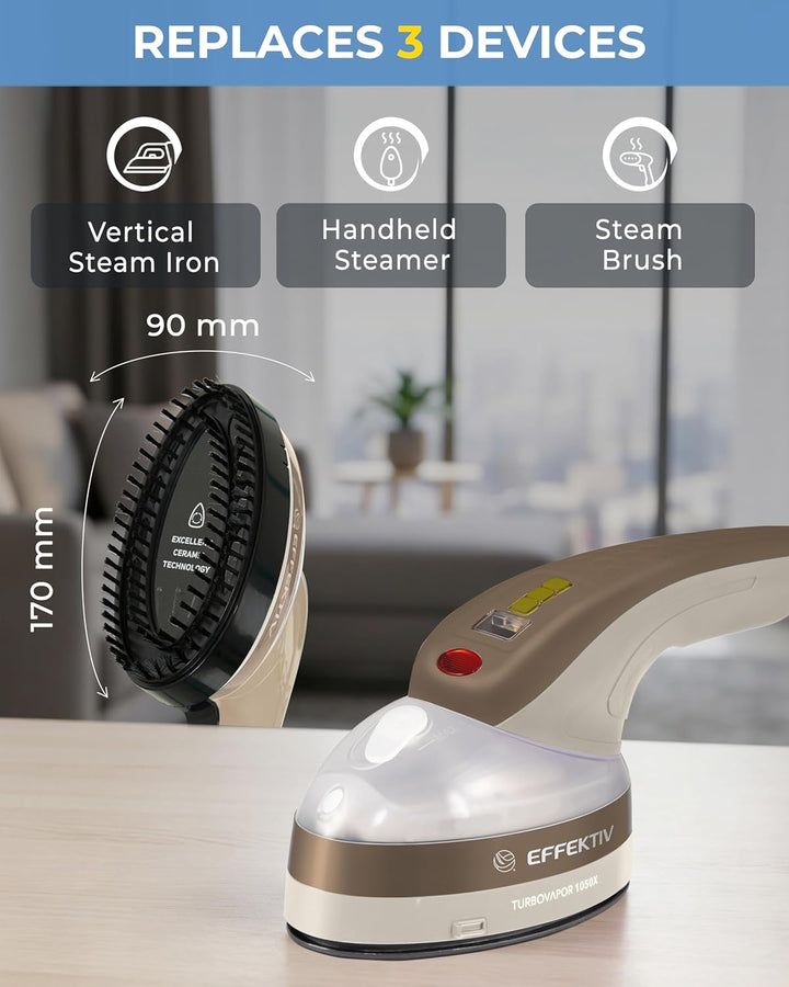 Dampfglätter EFFEKTIV TurboVapor Dampfglätter EFFEKTIV TurboVapor 1050X, Kontinuierlicher Dampf 400m