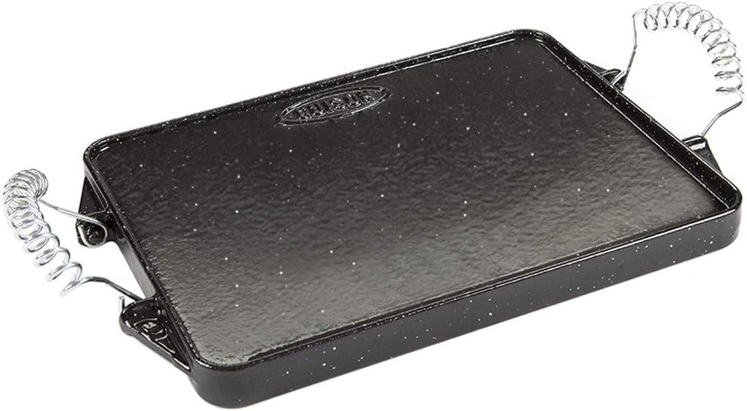 EMGA 170.015 Gusseisen Grillplatte, 24cm Länge, 44cm Breite 24 x 44 x 30 cm, 24 x 44 x 30 cm