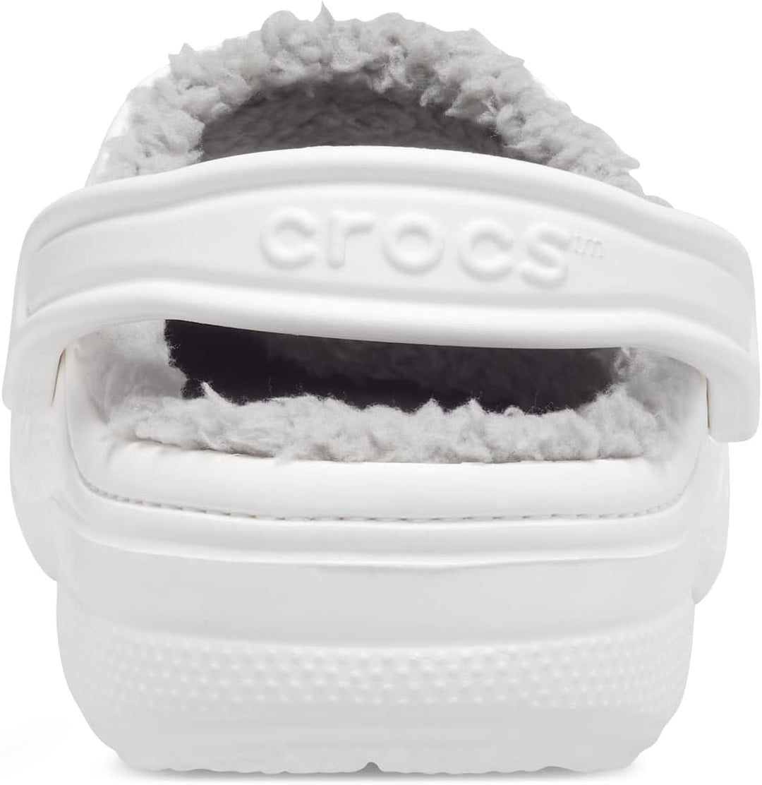 Crocs Unisex Baya Lined Clog 36 EU White Light Grey, 36 EU White Light Grey