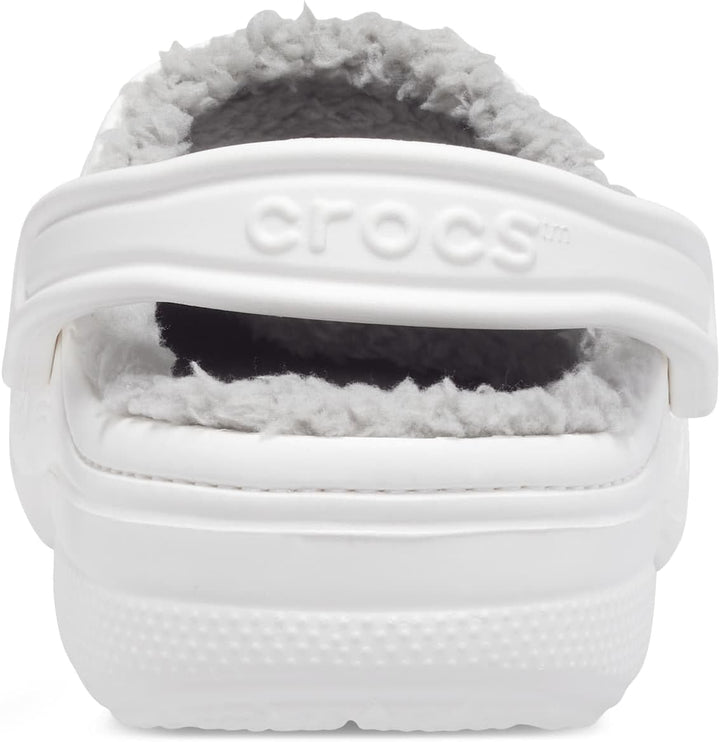 Crocs Unisex Baya Lined Clog 36 EU White Light Grey, 36 EU White Light Grey