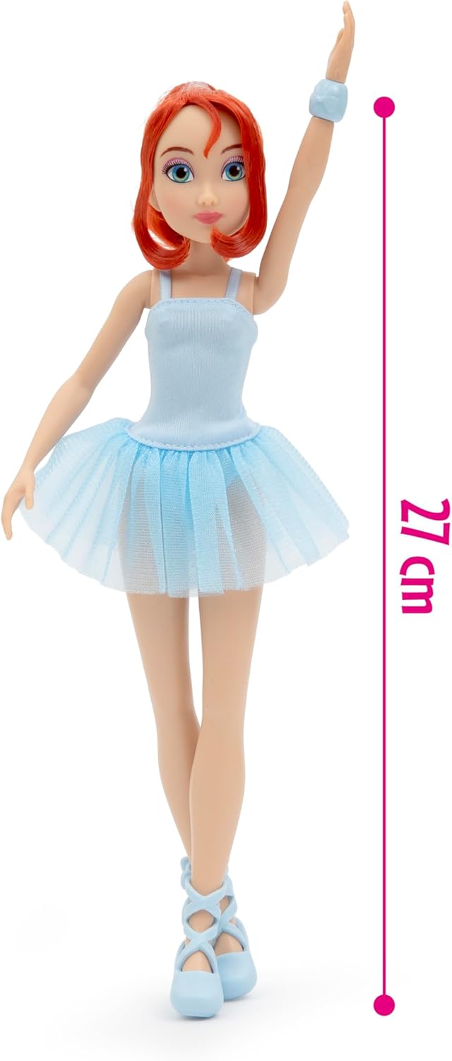Winx WNX911 Puppe mit Gelenken, 27 cm, Serie Dancing Star, Modell Bloom, für Kinder ab 4 Jahren