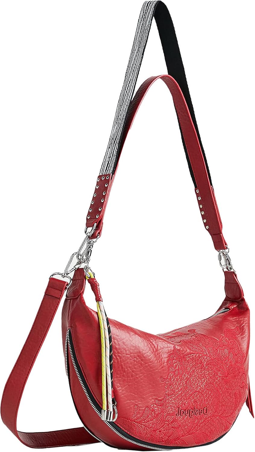 Desigual Damen Bols_Rising Kuwait Umhängetasche Rot, Rot