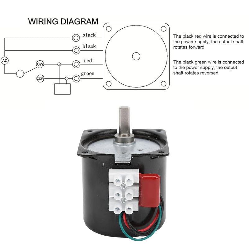 XD-60KTYZ 14W Getriebemotor Micro Conditional Access Module DIY Generator Zubehör Permanentmagnet-Un