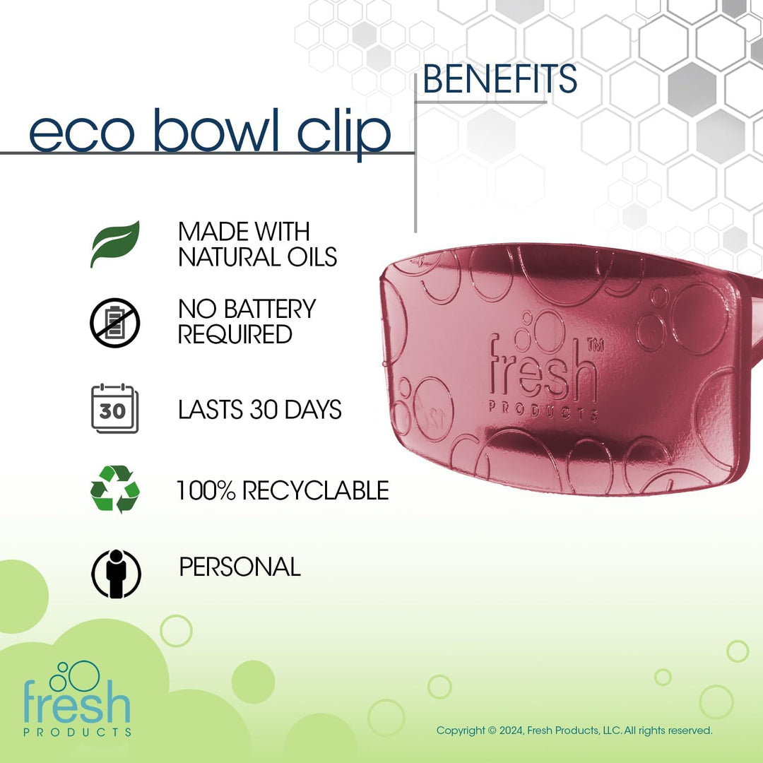 Fre-Pro by Fresh - Bowl Clip Lufterfrischer für Toiletten, Spiced Apple, Box mit 12 Stück, Spiced Ap