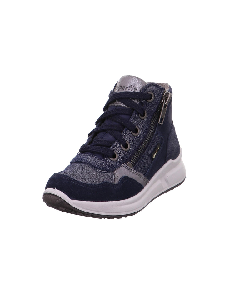 Superfit Mädchen Merida Sneaker 25 EU Blau 8000, 25 EU Blau 8000