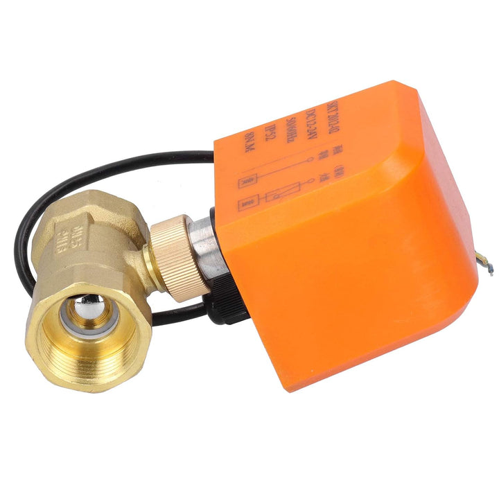 Motorisiertes Kugelhahnventil, elektrisches 2-Wege-Kugelhahnventil, DC 12V 24V DN25 2-Draht-motorisi