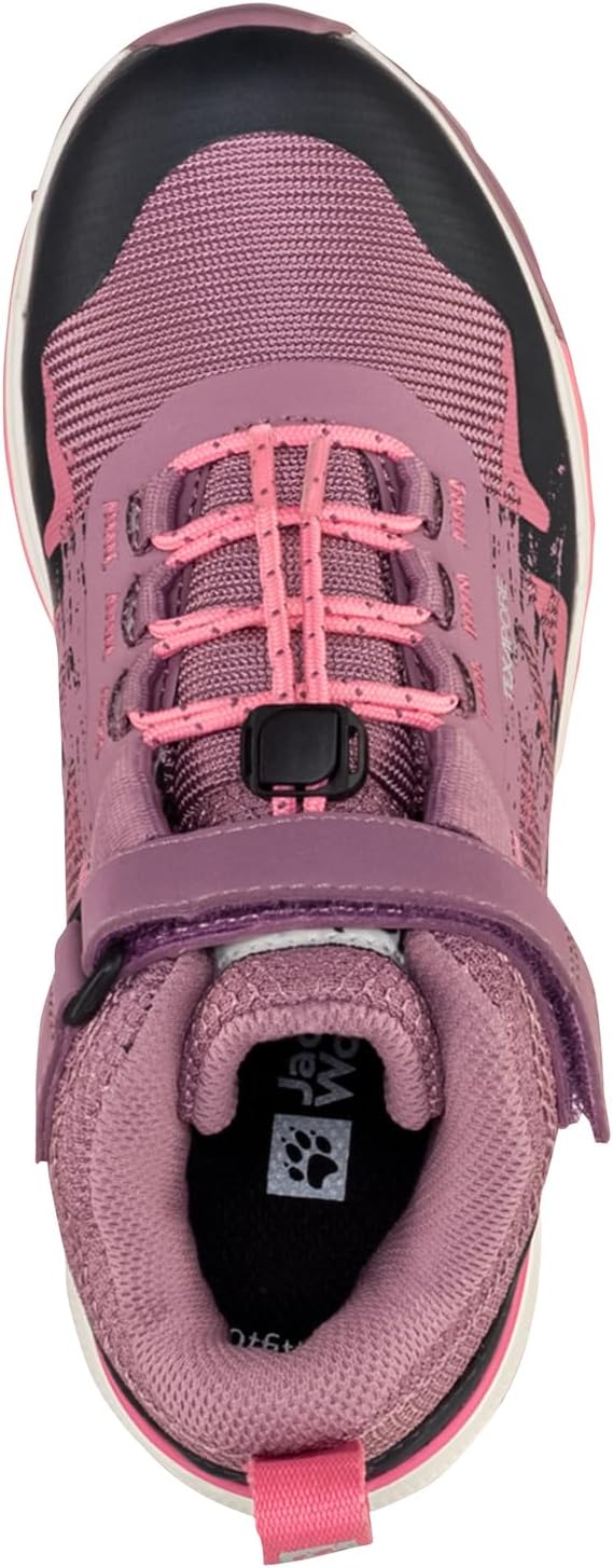 Jack Wolfskin Unisex Kinder Vili Hiker Texapore Mid KWalking-Schuh 31 EU Ash Mauve, 31 EU Ash Mauve
