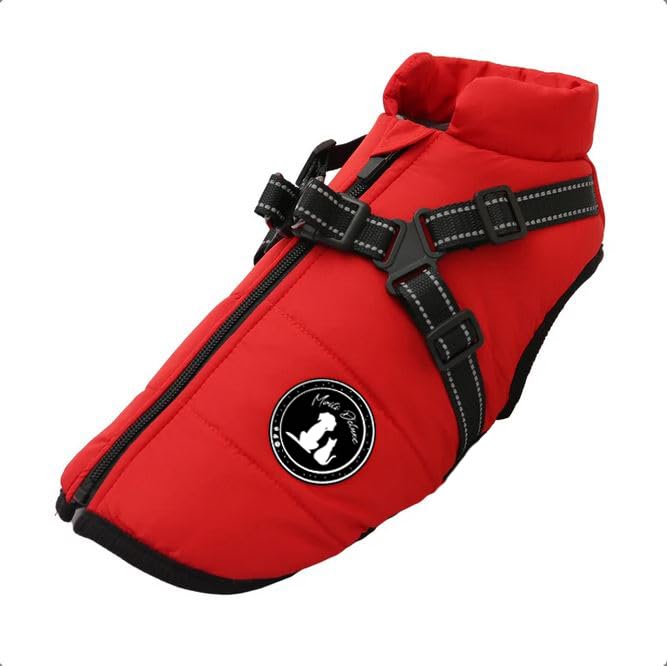 Hundejacke Winterweste Jacken Hundemantel Hundepullover Haustier Skifahren Kostüm Ärmellose Baumwoll