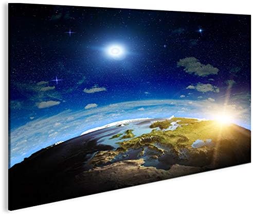 islandburner Bild Bilder auf Leinwand Welt 3D 1p XXL Poster Leinwandbild Wandbild Dekoartikel Wohnzi