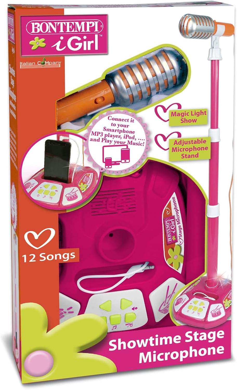 Bontempi 40 1072 Mikrofon, pink