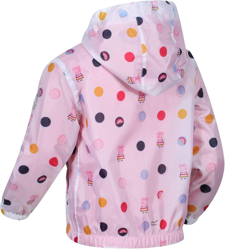 Regatta Unisex Kinder Muddy Puddle Jacket Outdoorjacke 6-12 Monate White Polka, 6-12 Monate White Po