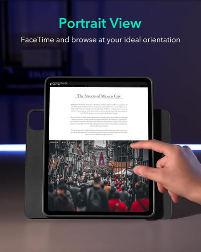 ESR für iPad Pro 12.9 Hülle 2022/2021, iPad Pro 12,9 Zoll Case, abnehmbare magnetische Abdeckung, Ve