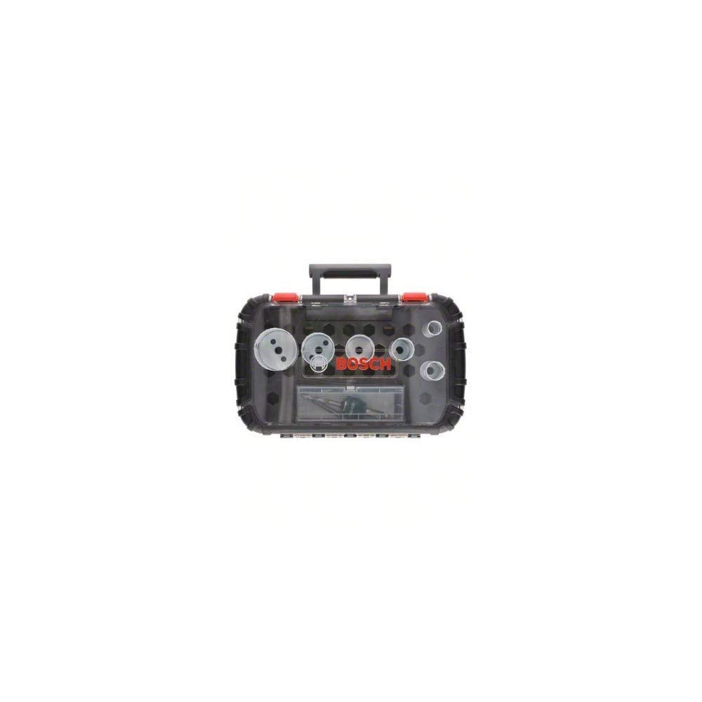 Bosch Professional 9 tlg. Lochsäge Progressor for Wood & Metal Set Elektriker (für Holz und Metall,