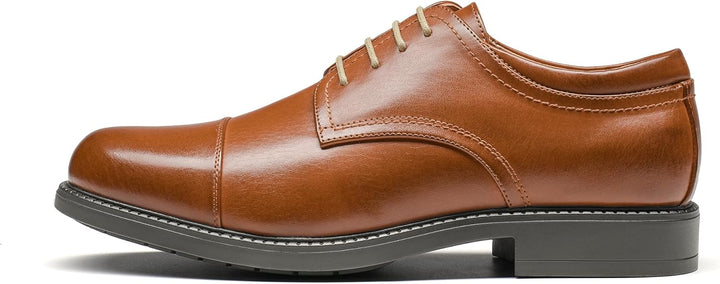 Bruno Marc Herren Anzugschuhe Schnürhalbderby 40 EU Braun, 40 EU Braun