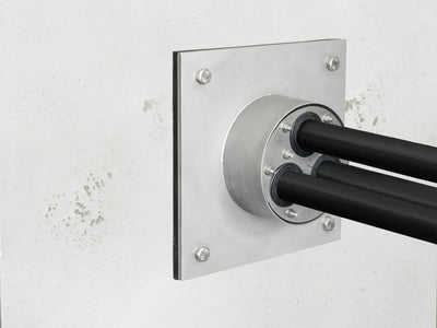 Ritzer by Hauff Ringraumdichtung/Mauerdurchführung HRD150 SG, 150mm, für 3 Kabel/Rohre 22-54 mm, get