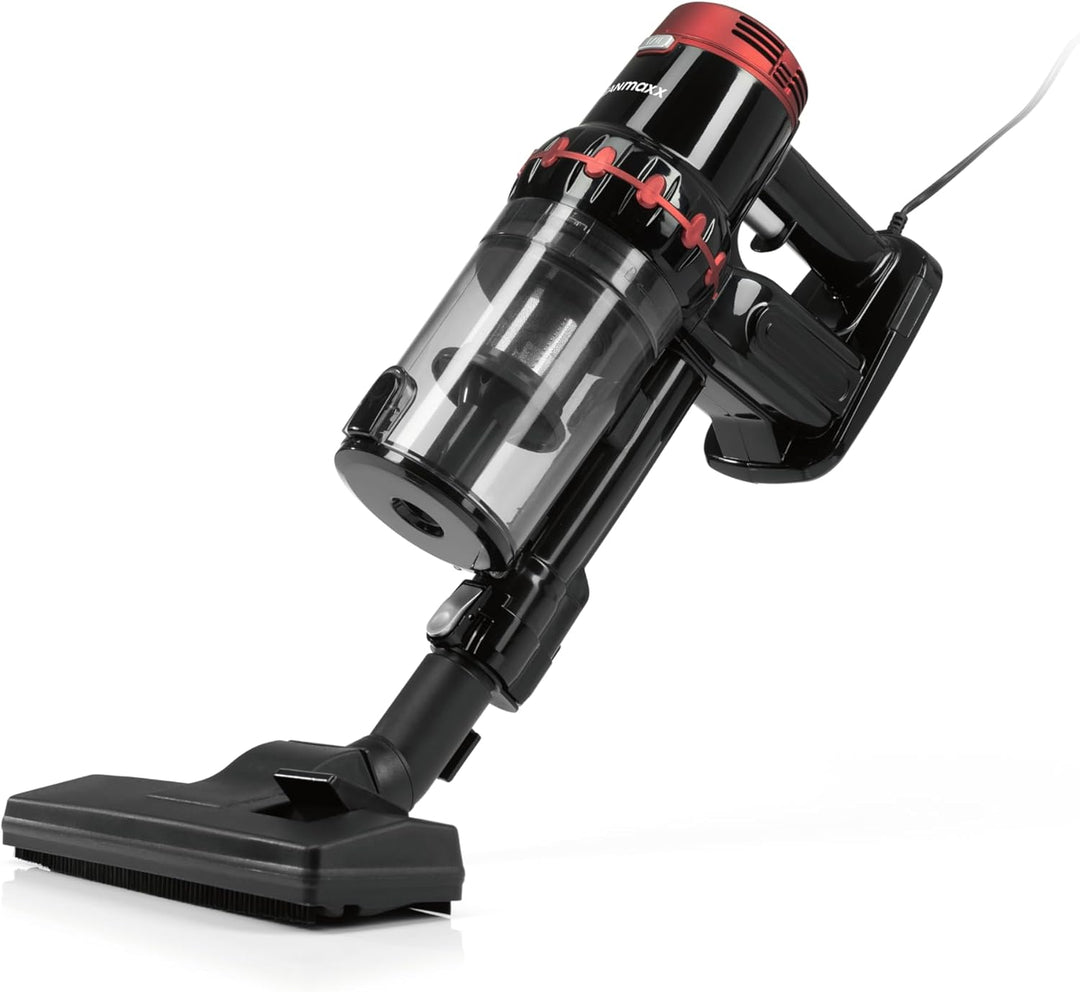 CLEANmaxx Zyklon Staubsauger | 2in1 beutelloser Boden- &amp; Handstaubsauger | Starke Saugleistung 12 kP