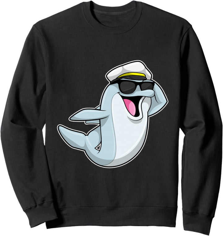 Delfin Polizist Sonnenbrille Polizei Sweatshirt