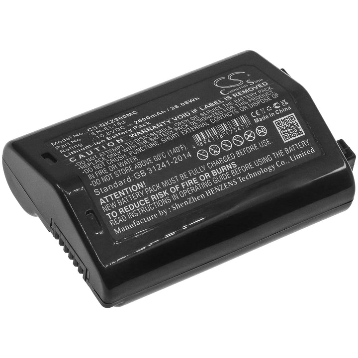 TCTK akkus Kompatibel mit [Nikon] D6, Z9 Ersetzt EN-EL18d
