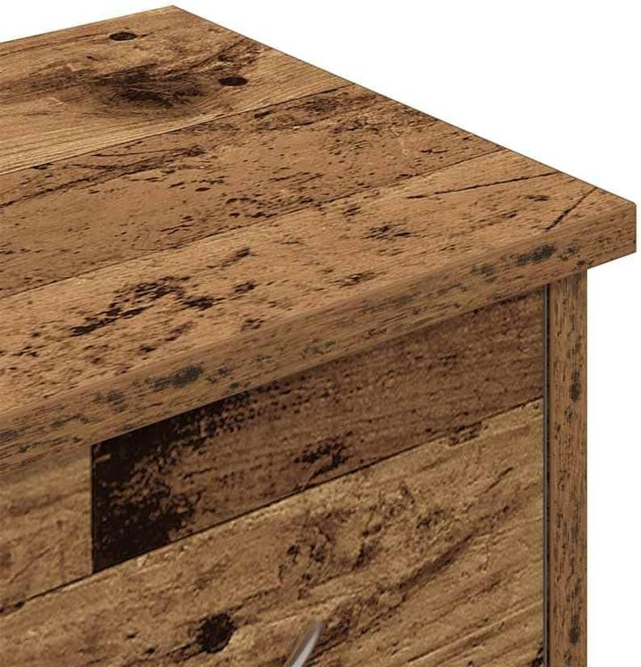 vidaXL Wandschrank Altholz-Optik 88x26x18,5 cm Holzwerkstoff, TV-Hängeschrank, TV-Hängeschränke, sch