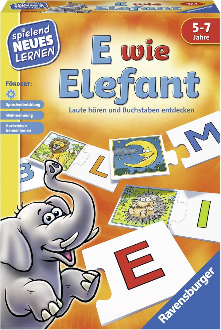 Ravensburger 24945 - Der verdrehte Sprach-Zoo - Spielen und Lernen für Kinder, Lernspiel für Kinder