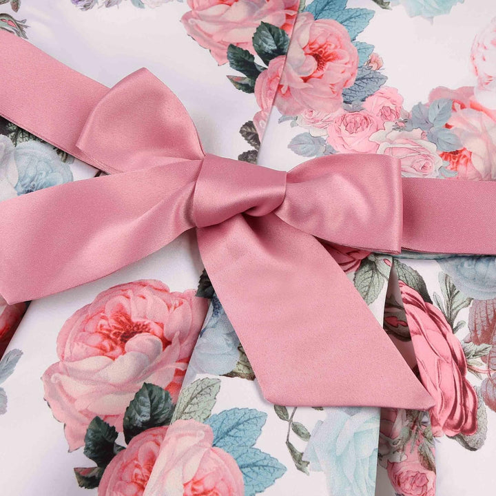 BUNNY LULU Mädchen Kleid mit schräger Schulter, Brautjungfer, Hochzeit, Prinzessin, Kinder, Schleife