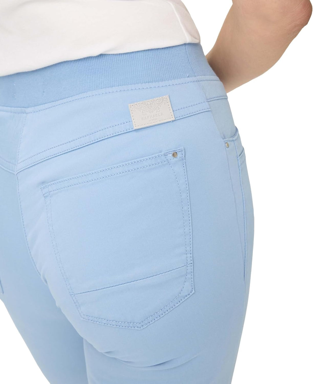 Raphaela by Brax Style Pamina Fun Damen Schlupfhose Slim Fit 27W / 32L Azur Blue, 27W / 32L Azur Blu
