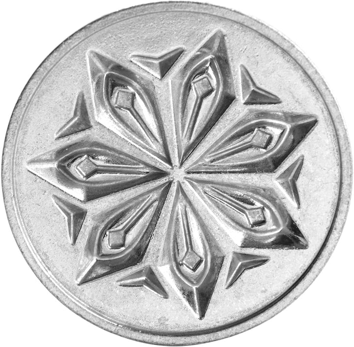 Nordic Ware Keksstempel, silber, Holzgriff, verschiedene Motive, Sternenhimmel, NW 01270 Sternennach