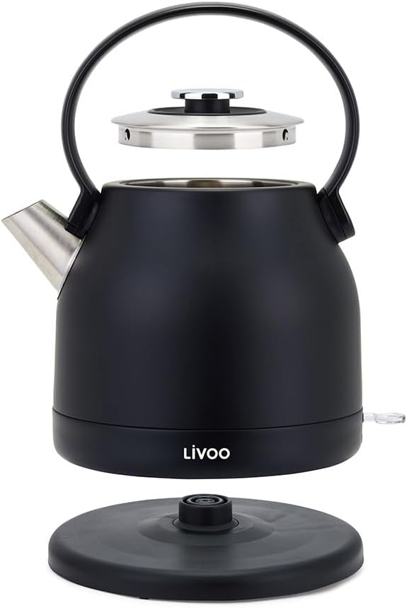 Wasserkocher 1,5 l 2200 W schwarz - DOD202N, Schwarz