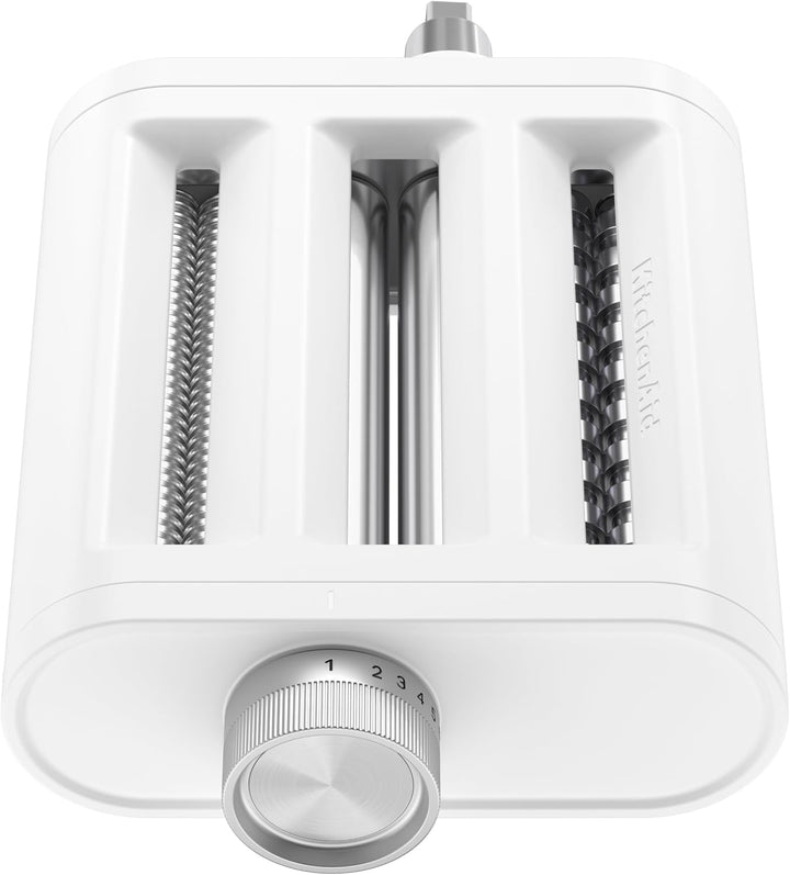 KitchenAid 3-in-1 Nudelvorsatz 5KSM3PPA, Nudelroller, Schneider, enthält Nudelwalze, Spaghettischnei