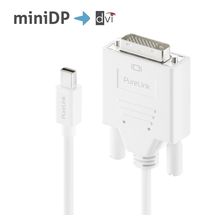 PureLink USB-C auf DVI Kabel - 1920x1200 - WUXGA - (DVI-D Single Link) - 4,95Gbps, 1,50m, weiss USB-