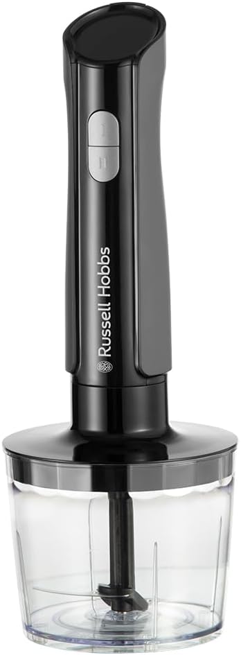 Russell Hobbs Stabmixer [3in1 Handmixer] elektrischer Zerkleinerer (Küchenmaschine mit 3 Aufsätzen f