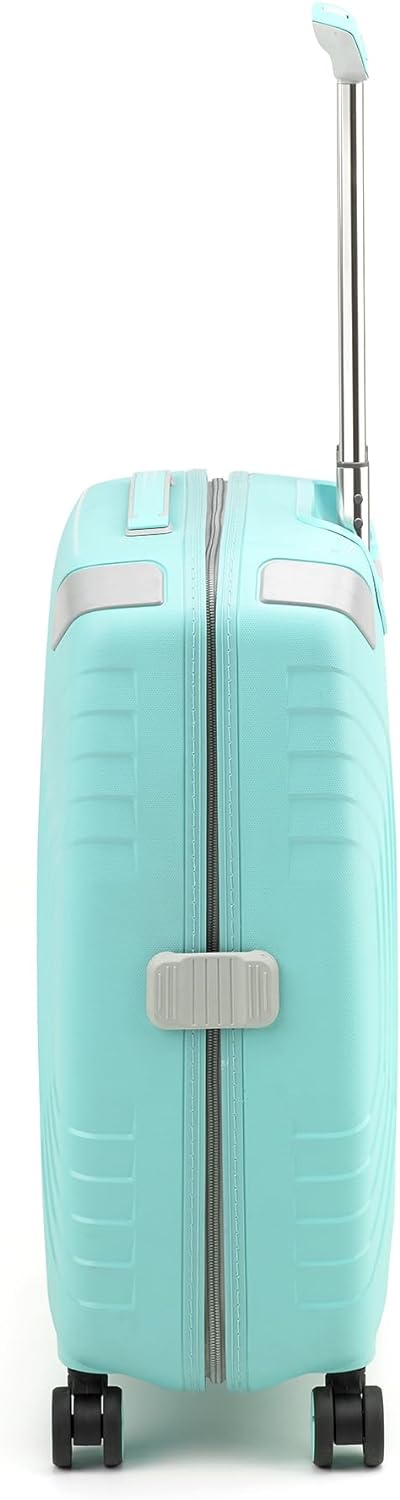 RONCATO Ypsilon 2.0 Eco - 4-Rollen-Kabinentrolley mit USB-Anschluss 55 cm Verde Acqua Teal, Teal