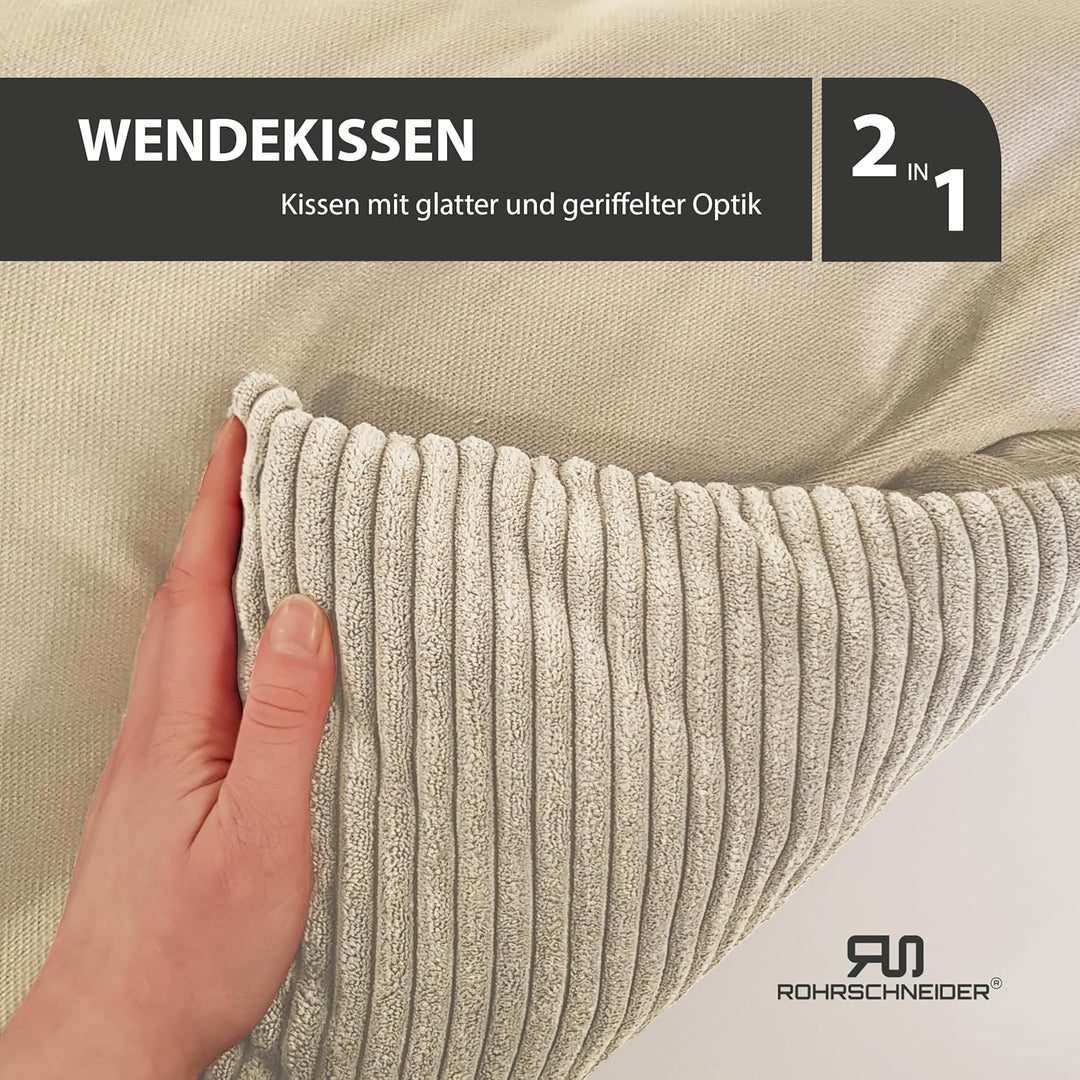 Rohrschneider Katzenbett Cordstoff mit Spielkugelset (Beige, breiter Cordstoff) Beige breiter Cordst