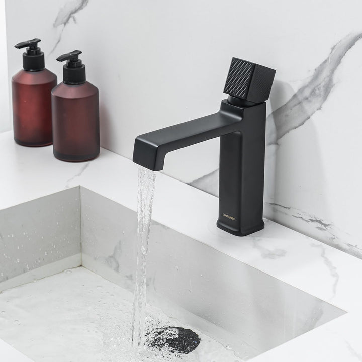 Wasserhahn Bad,Wasserfall Waschtischarmatur Bad für Waschbecken,Einhebelmischbatterie Waschbecken mi