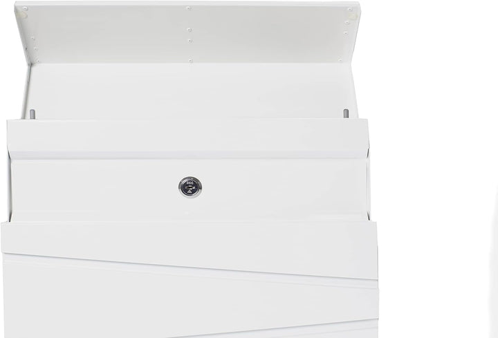ARREGUI Armor E6901 Designer Briefkasten aus Verzinktem Stahl mit Zeitungsrolle, Postkasten + Zeitun