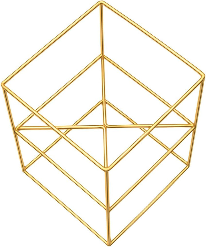 Pflanzenständer Filo - 24x24x40cm - Farbe Gold - für Zimmerblumen - Metallregal - Dekorativer Tisch