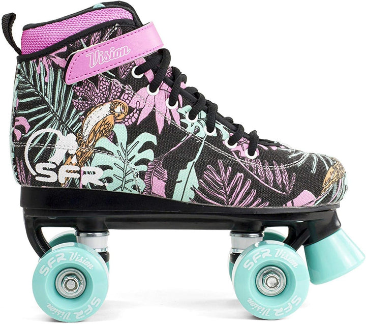 SFR Vision Canvas Rollschuhe Disco Roller Kinder floral floral, 33