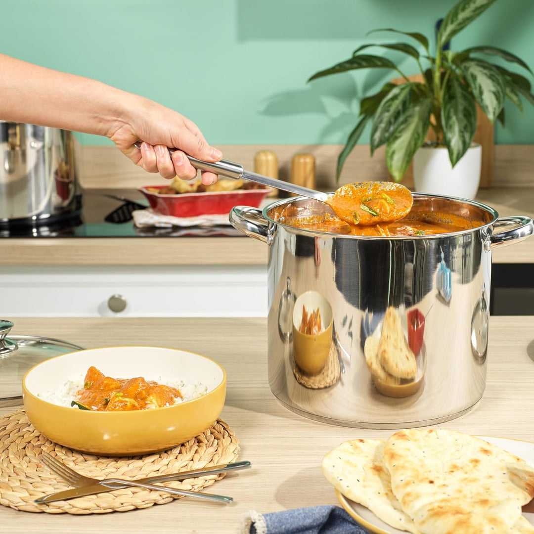 Russell Hobbs Classic Collection 26 cm Suppentopf – Kochtopf aus Edelstahl, gehärteter Glasdeckel mi
