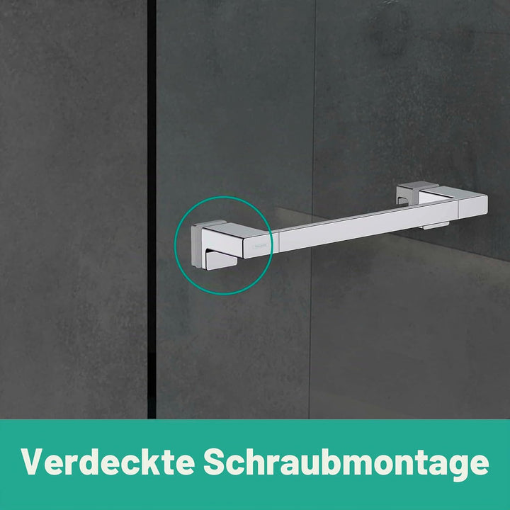 hansgrohe Duschtürgriff AddStoris, Badetuchhalter Brushed Bronze, Brushed Bronze