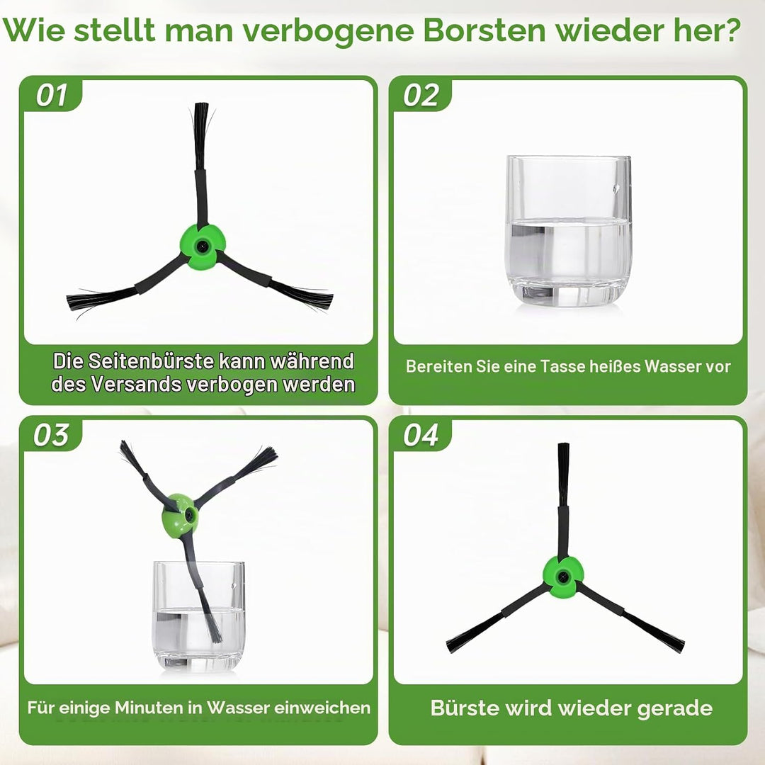 LOVECO 12 Stück Ersatzteile Kompatibel für iRobot Roomba i7 i7+ j7 j7+ E5 E6 E7 i8 i6 i5 i4 i3 i2 i1