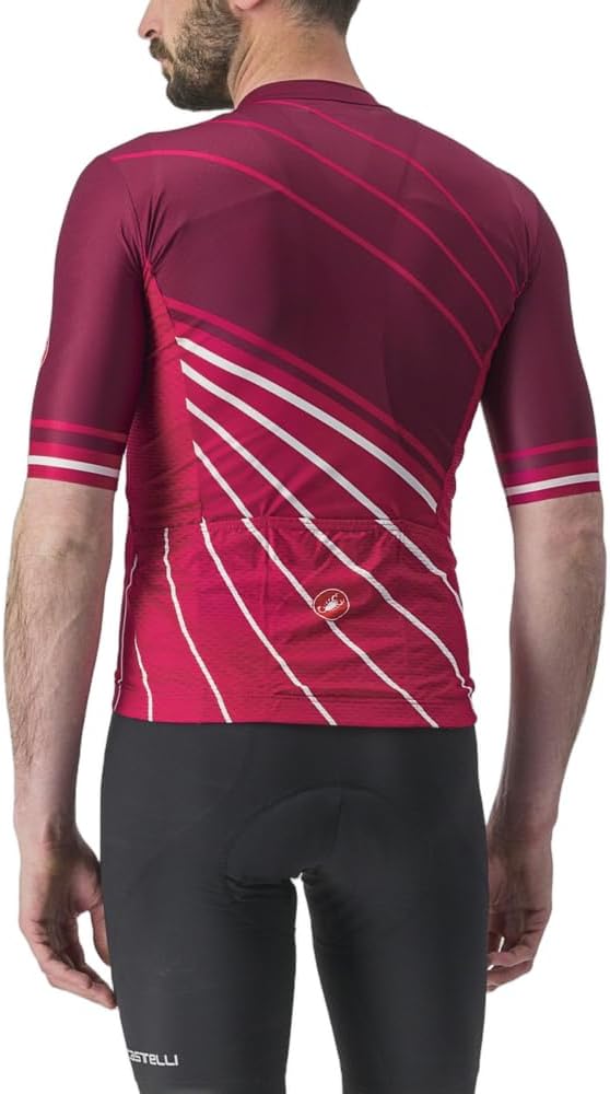 CASTELLI Herren Speed Strada Jersey T-Shirt XXL Bordeaux/Persisch Rot, XXL Bordeaux/Persisch Rot