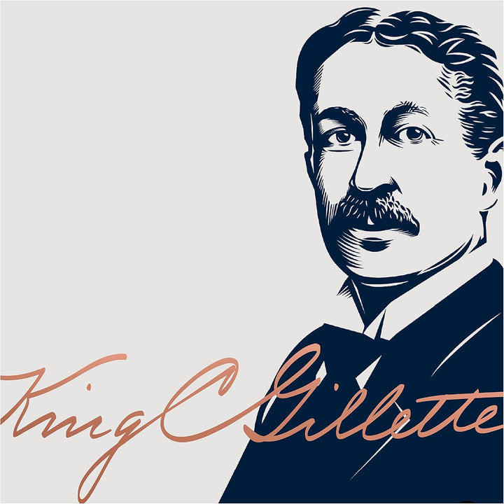 King C. Gillette Geschenkset Bartpflege Essentials: 350 ml Waschgel für Bart- und Gesichtpflege + 10